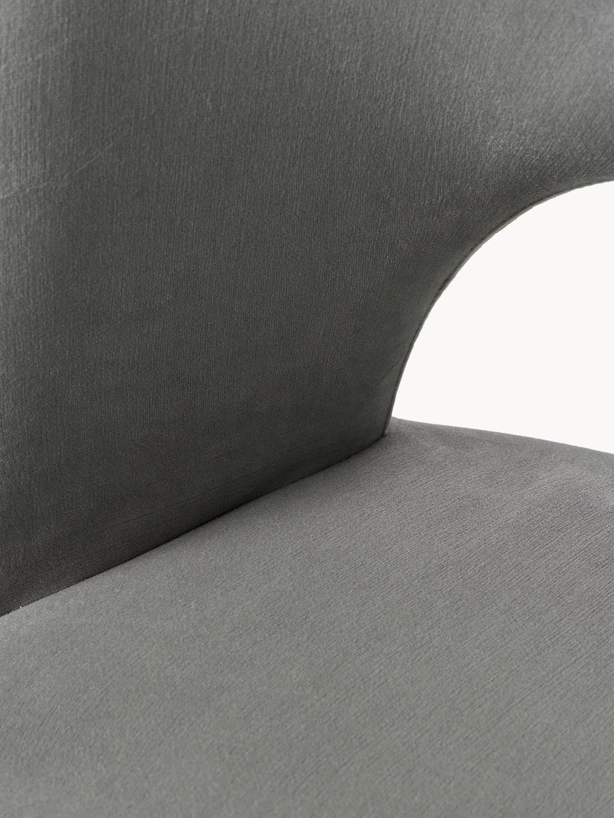 Poli Kumaş Sandalye Açık Gri