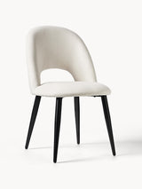 Poli Kumaş Sandalye Kırık Beyaz