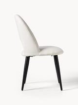 Poli Kumaş Sandalye Kırık Beyaz