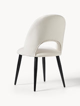 Poli Kumaş Sandalye Kırık Beyaz