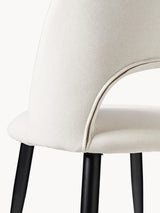 Poli Kumaş Sandalye Kırık Beyaz