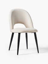 Poli Kumaş Sandalye Krem