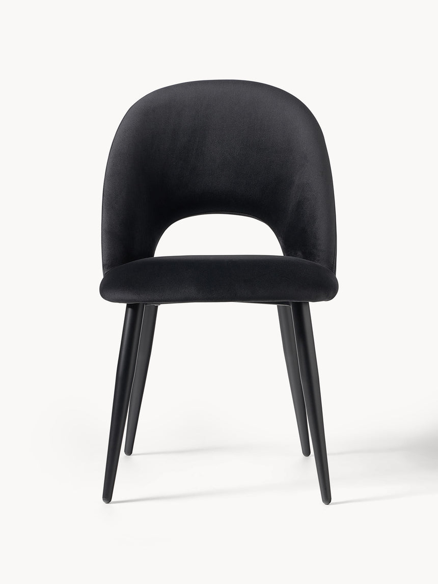 Poli Kumaş Sandalye Siyah