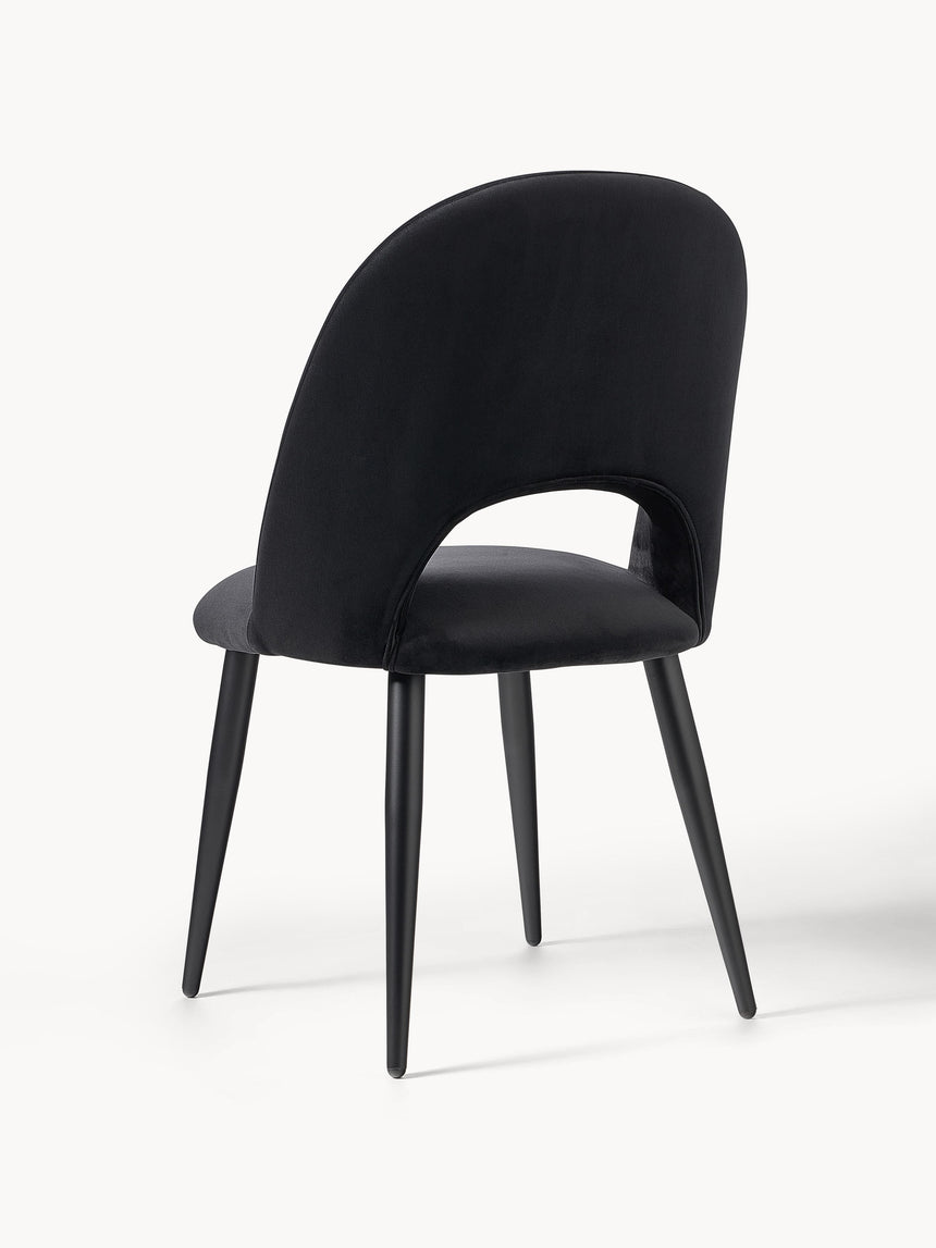 Poli Kumaş Sandalye Siyah