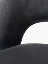 Poli Kumaş Sandalye Siyah