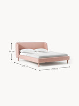 Polina Çift Kişilik Karyola Pembe