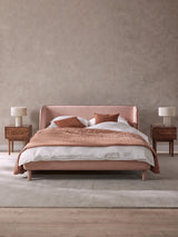 Polina Çift Kişilik Karyola Pembe