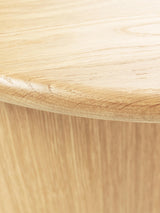 Polo Ahşap Oval Orta Sehpa Meşe