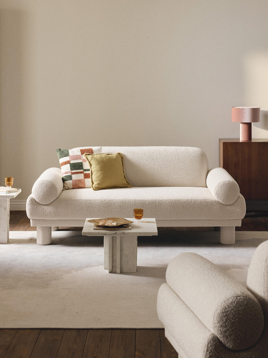 Polo İkili Koltuk Açık Bej Bukle