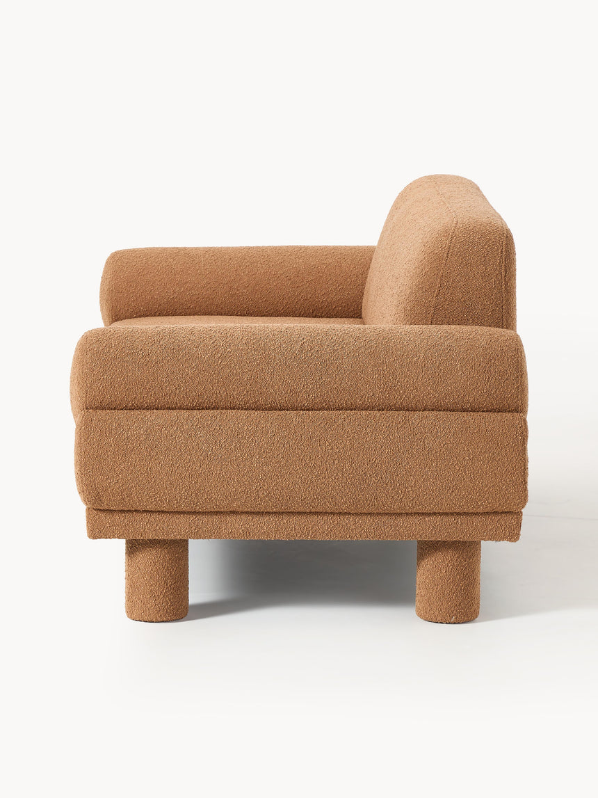 Polo İkili Koltuk Açık Kahve Bukle