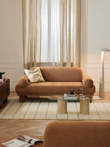 Polo İkili Koltuk Açık Kahve Bukle