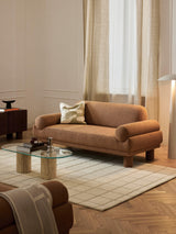 Polo İkili Koltuk Açık Kahve Bukle