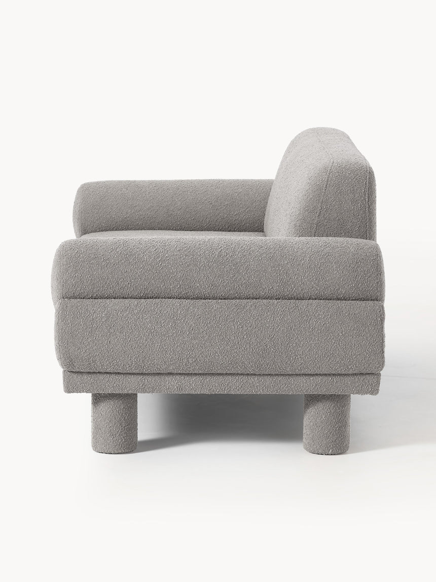 Polo İkili Koltuk Gri Bukle