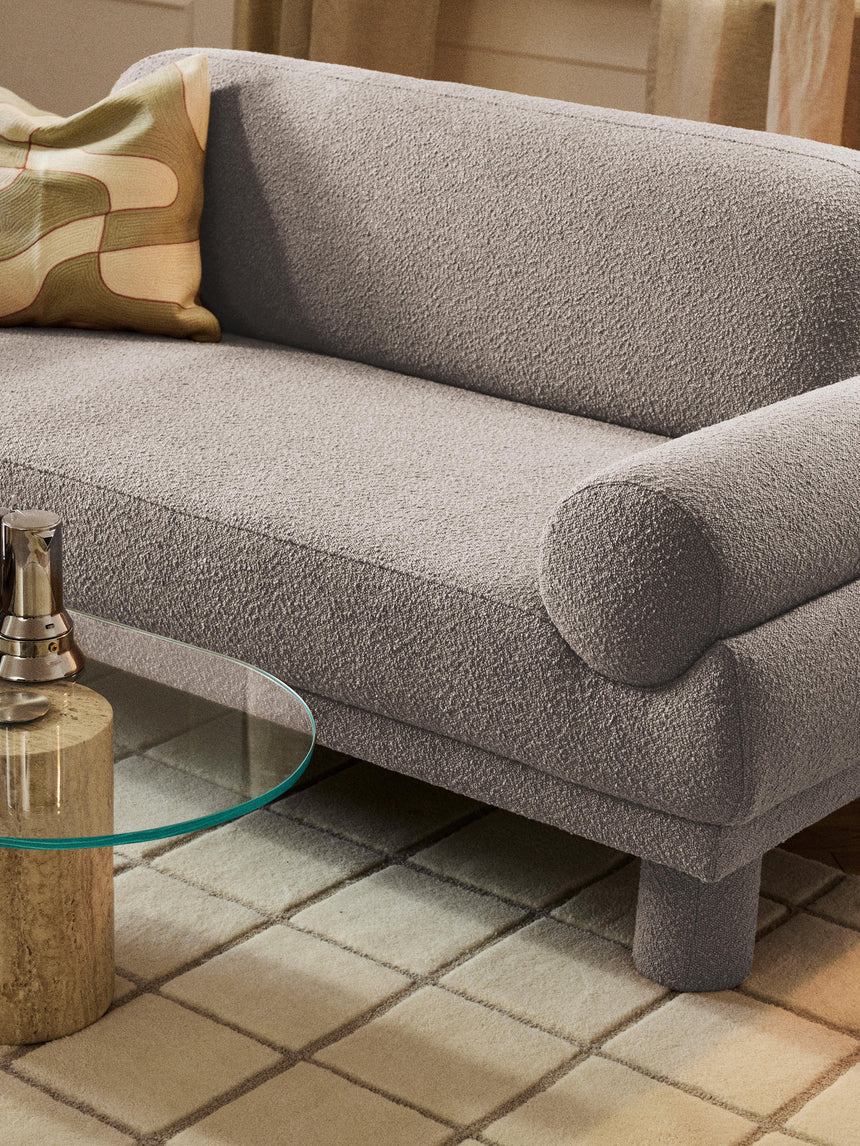 Polo İkili Koltuk Gri Bukle