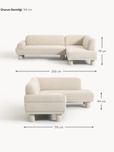 Polo Köşe Koltuk Açık Bej Bukle