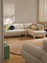 Polo Köşe Koltuk Açık Bej Bukle