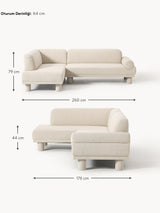 Polo Köşe Koltuk Açık Bej Bukle