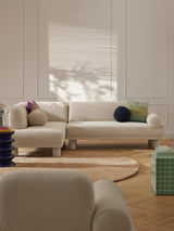 Polo Köşe Koltuk Açık Bej Bukle