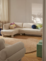 Polo Köşe Koltuk Açık Bej Bukle