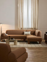 Polo Köşe Koltuk Açık Kahve Bukle