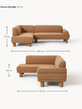 Polo Köşe Koltuk Açık Kahve Bukle