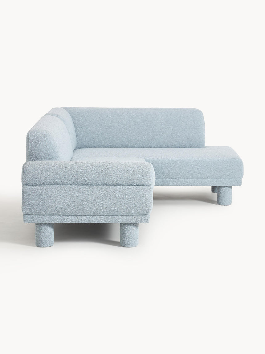 Polo Köşe Koltuk Açık Mavi Bukle