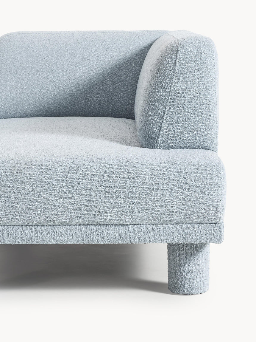 Polo Köşe Koltuk Açık Mavi Bukle