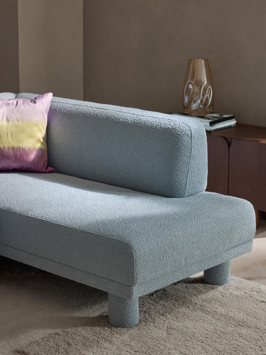 Polo Köşe Koltuk Açık Mavi Bukle