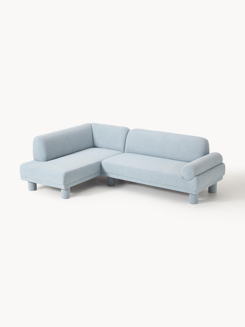 Polo Köşe Koltuk Açık Mavi Bukle