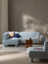 Polo Köşe Koltuk Açık Mavi Bukle