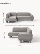 Polo Köşe Koltuk Gri Bukle