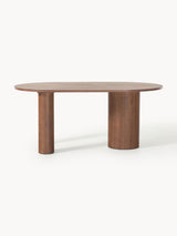 Polo Oval Ahşap Yemek Masası Ceviz