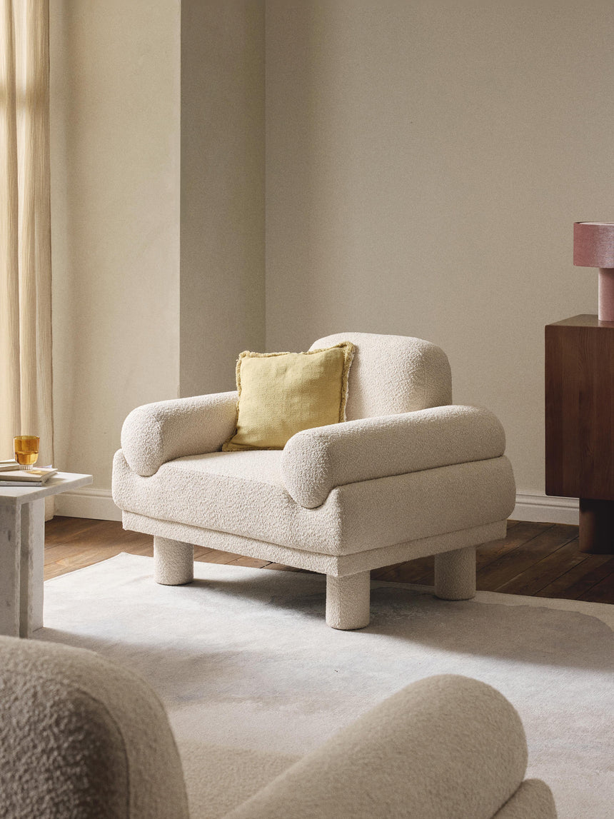 Polo Tekli Koltuk Açık Bej Bukle