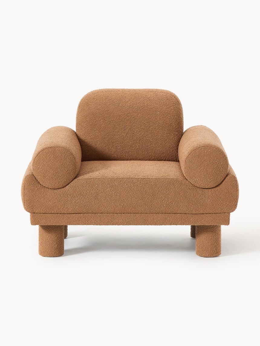 Polo Tekli Koltuk Açık Kahve Bukle