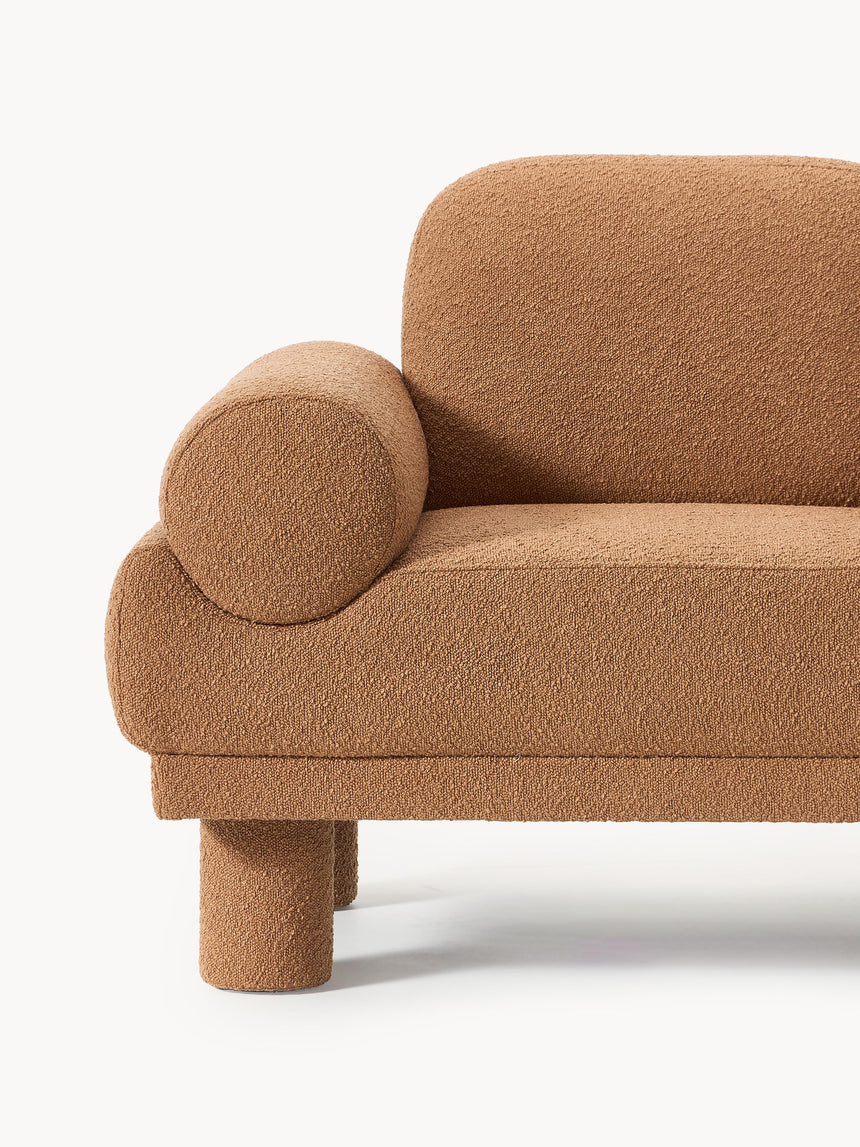 Polo Tekli Koltuk Açık Kahve Bukle