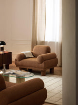 Polo Tekli Koltuk Açık Kahve Bukle