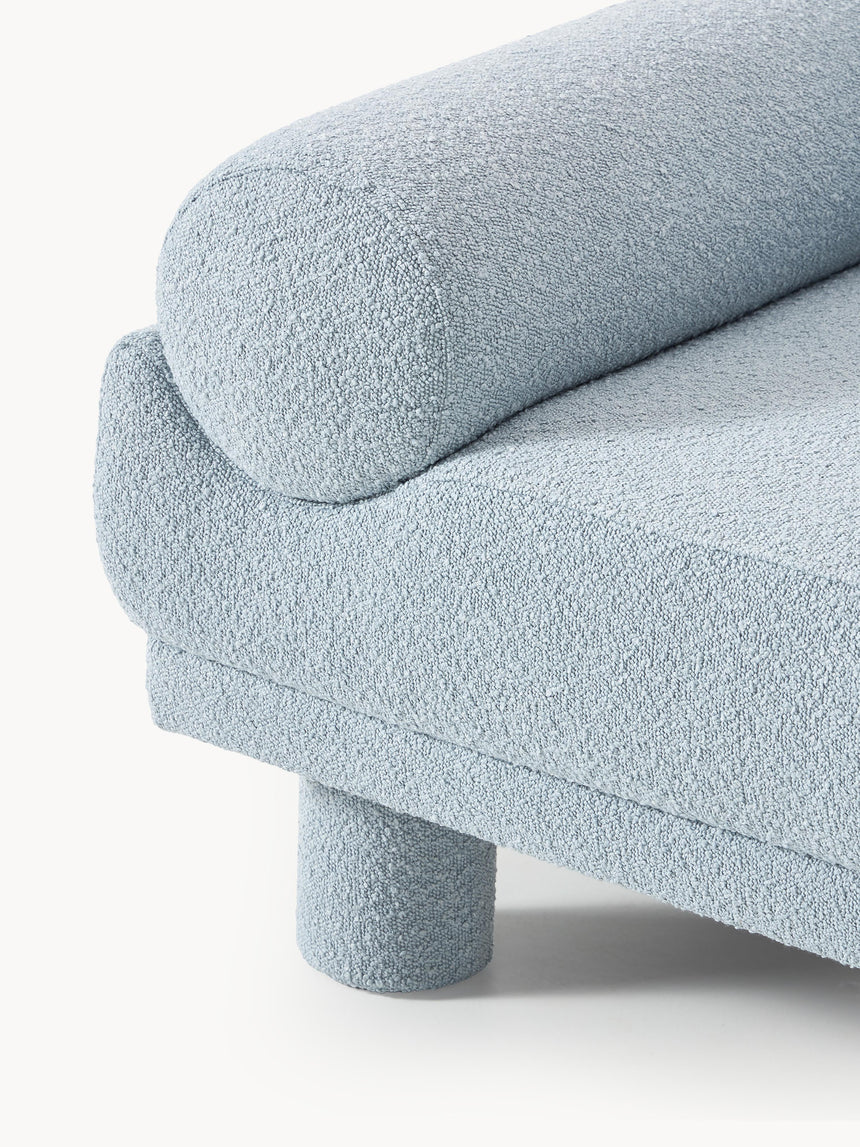 Polo Tekli Koltuk Açık Mavi Bukle