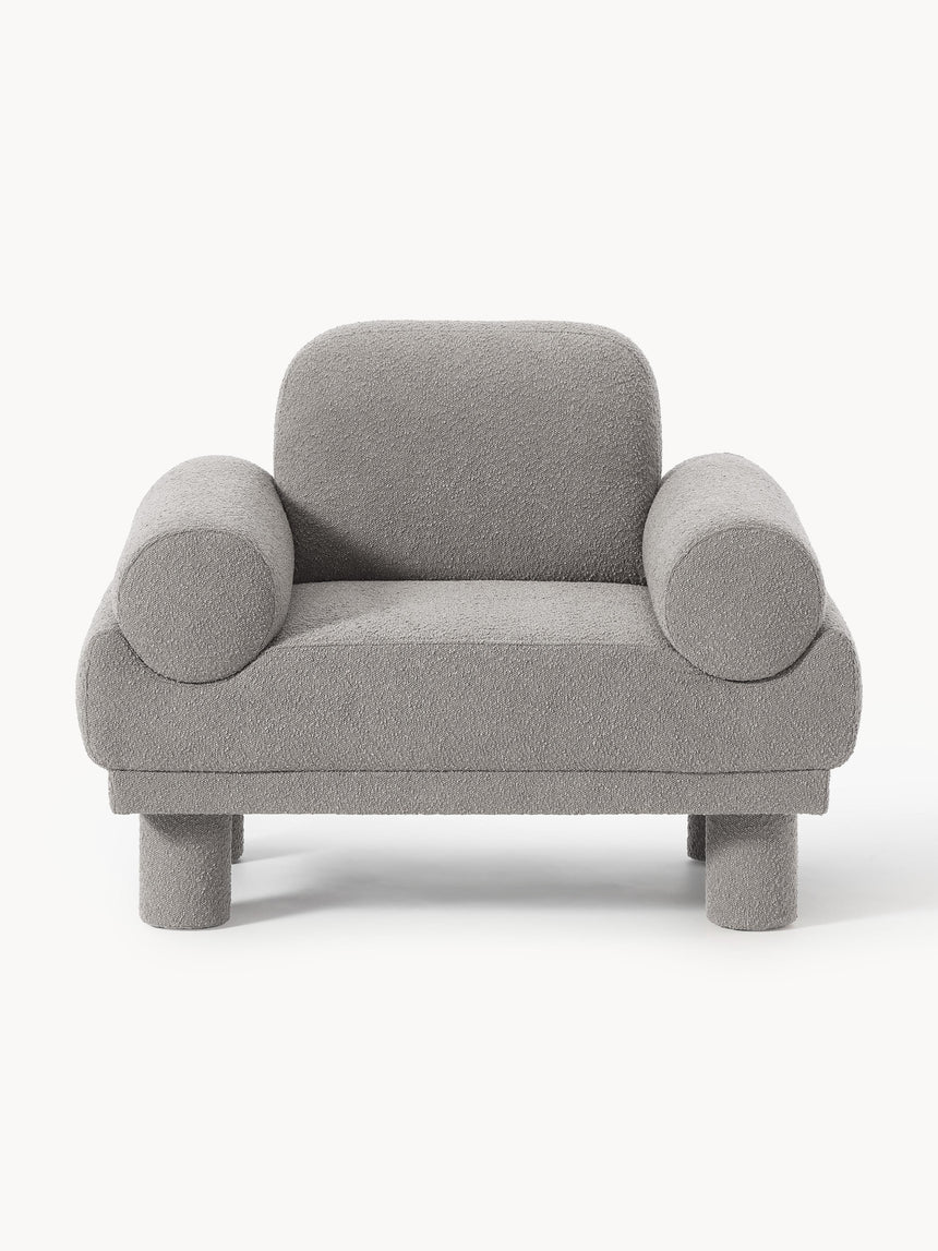 Polo Tekli Koltuk Gri Bukle