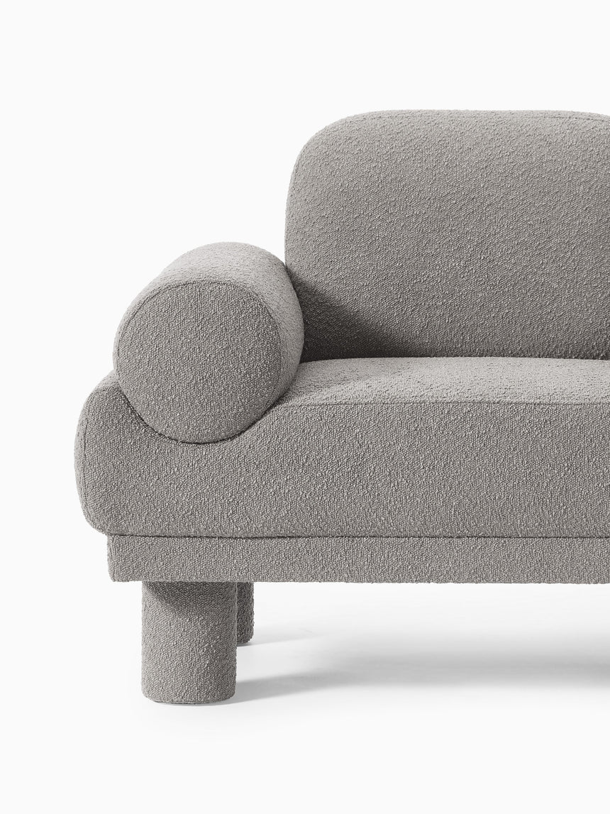 Polo Tekli Koltuk Gri Bukle