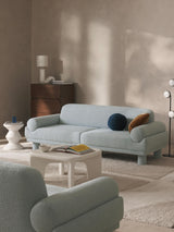 Polo Üçlü Koltuk Açık Mavi Bukle