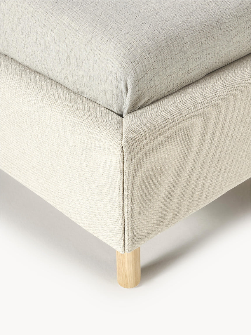 Polyana Çift Kişilik Karyola Açık Bej