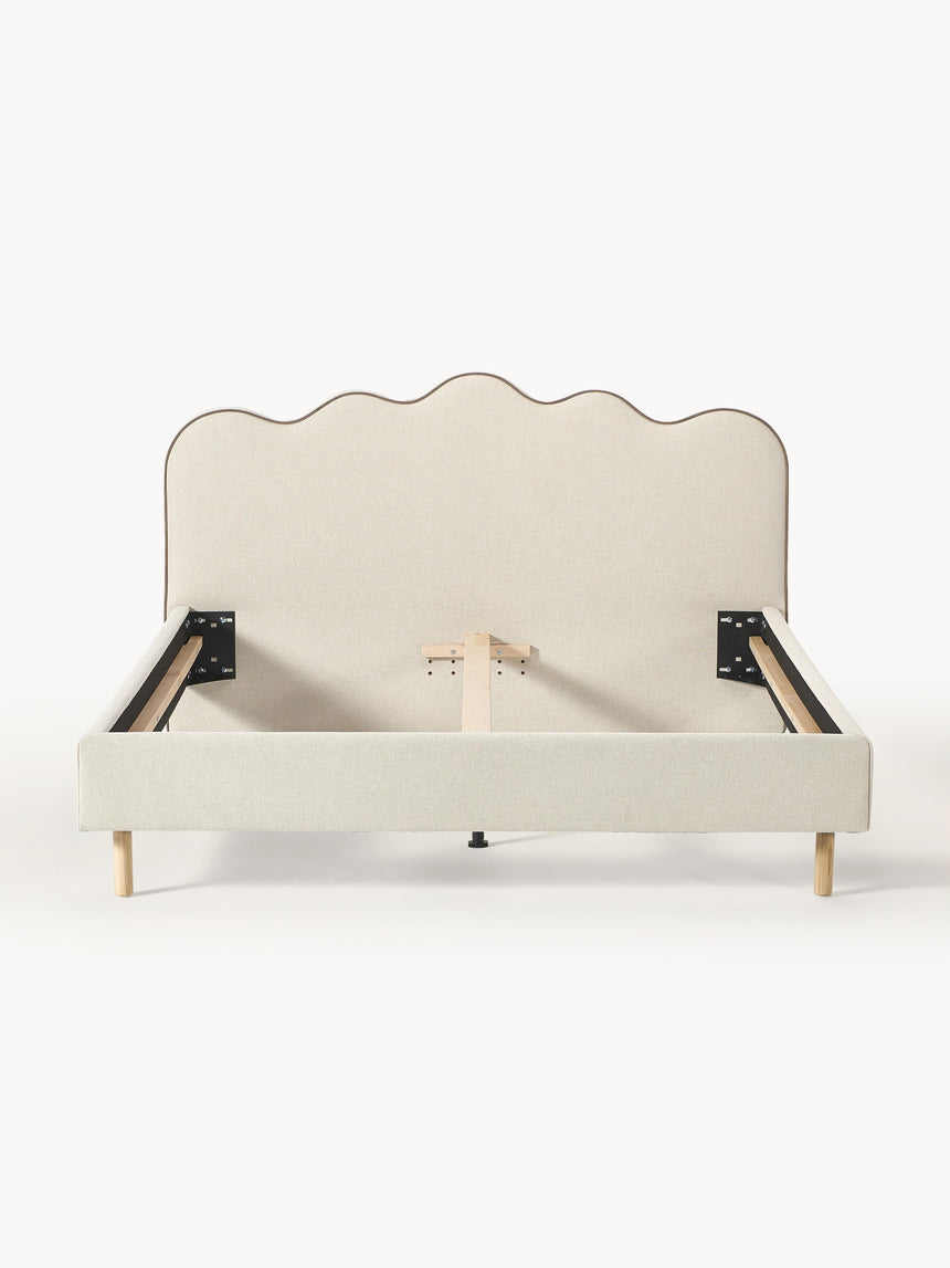 Polyana Çift Kişilik Karyola Açık Bej