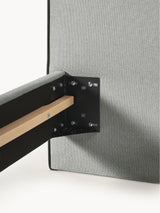 Polyana Çift Kişilik Karyola Açık Gri