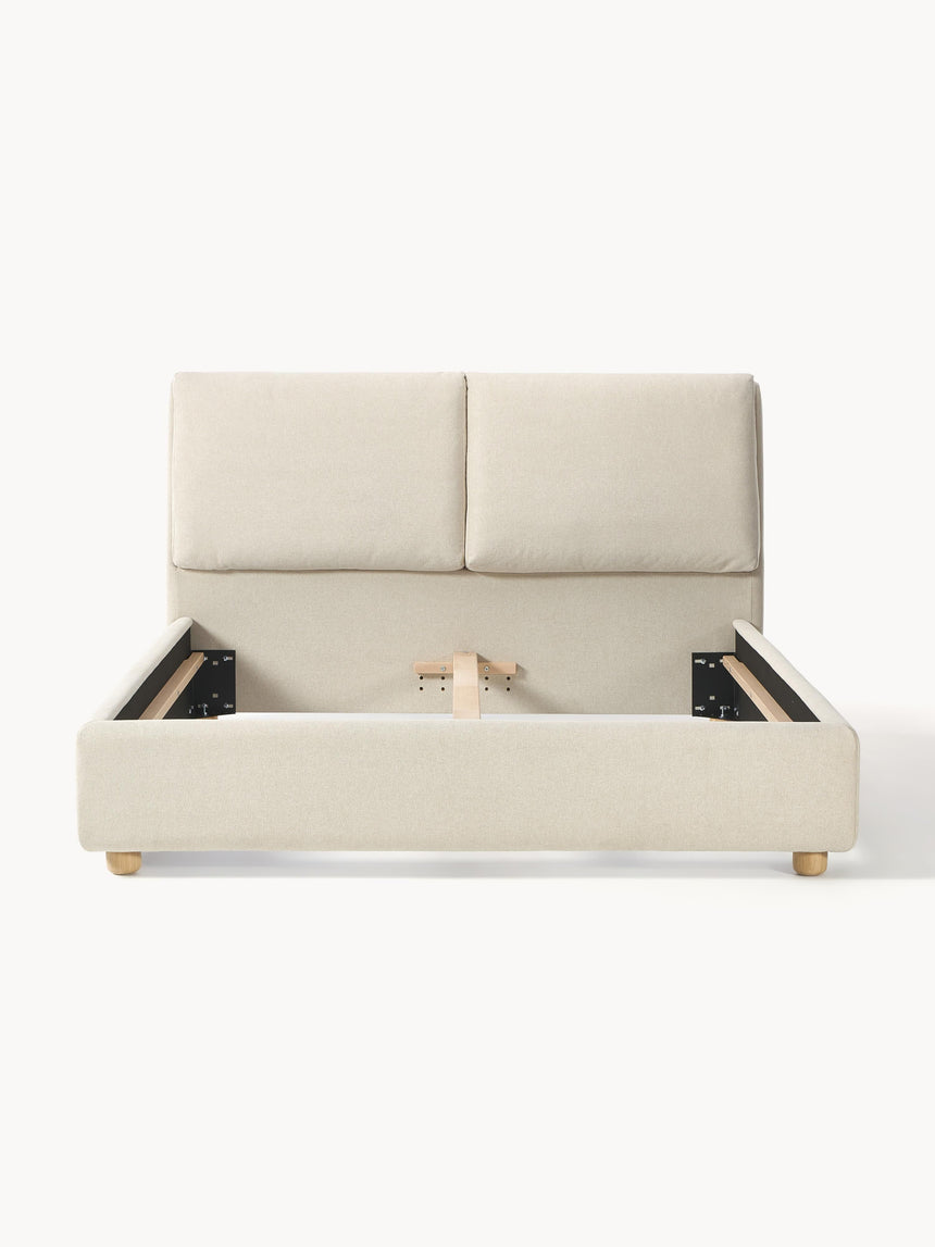 Pool Çift Kişilik Karyola Açık Bej