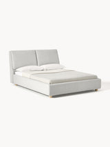 Pool Çift Kişilik Karyola Açık Gri