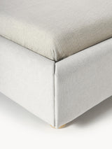 Pool Çift Kişilik Karyola Açık Gri