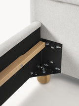 Pool Çift Kişilik Karyola Açık Gri