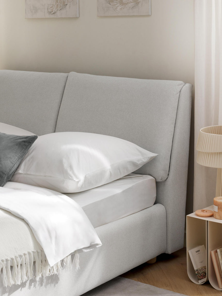 Pool Çift Kişilik Karyola Açık Gri