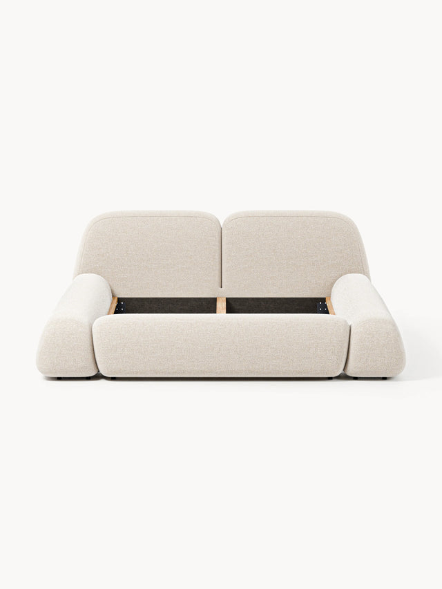 Prag Çift Kişilik Karyola Açık Bej Bukle