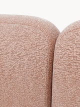 Prag Çift Kişilik Karyola Açık Pembe Dokuma Kadife